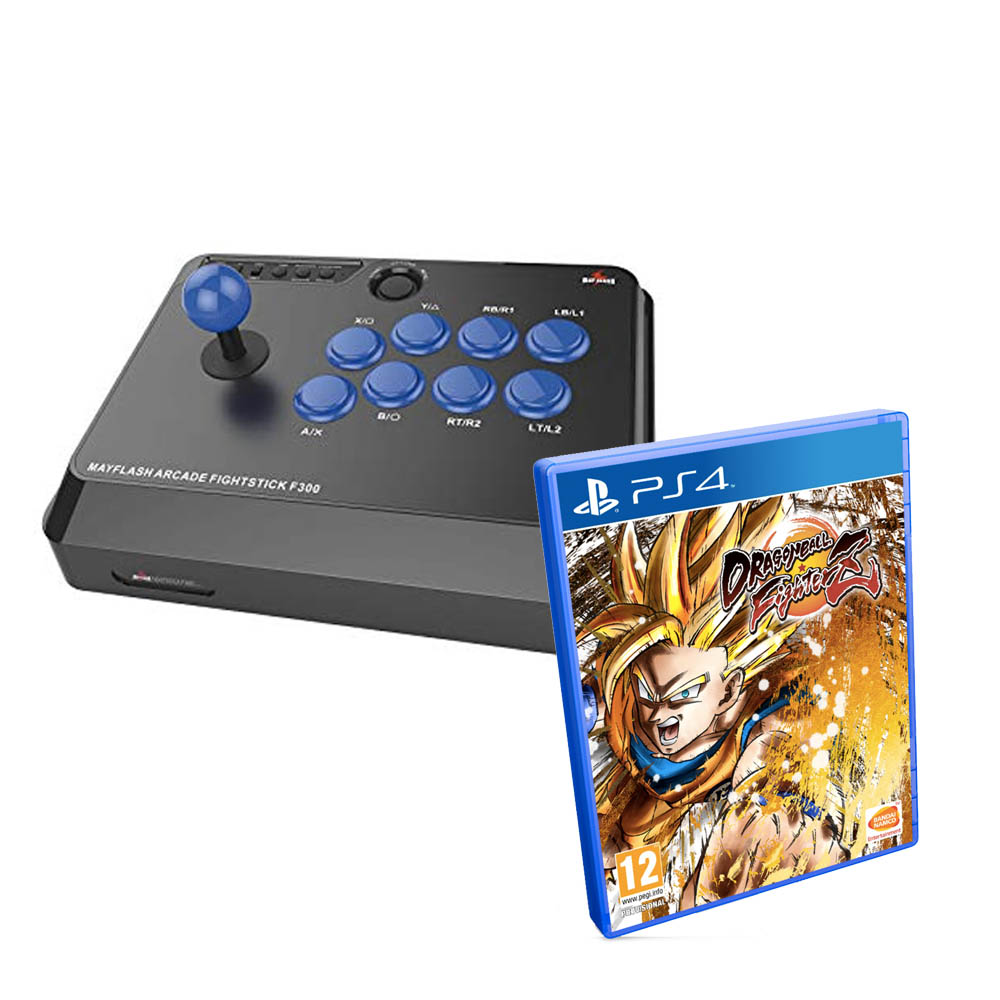 Fighting Stick Mayflash F300 + Dragon Ball FighterZ PS4 (SP)