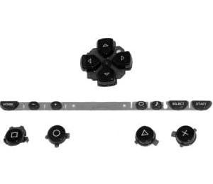 Botones de repuesto Black PSP
