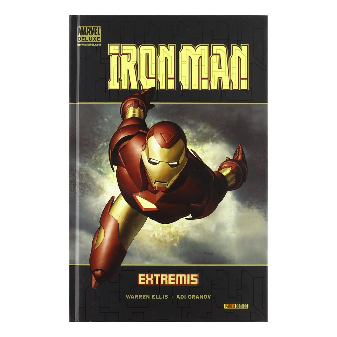 Comic Iron Man Extremis Marvel Deluxe Panini