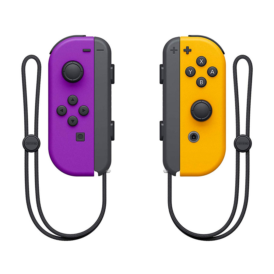 Mando Joy-Con Set Izqda/Derecha Morado/Naranja Neon Nintendo Switch
