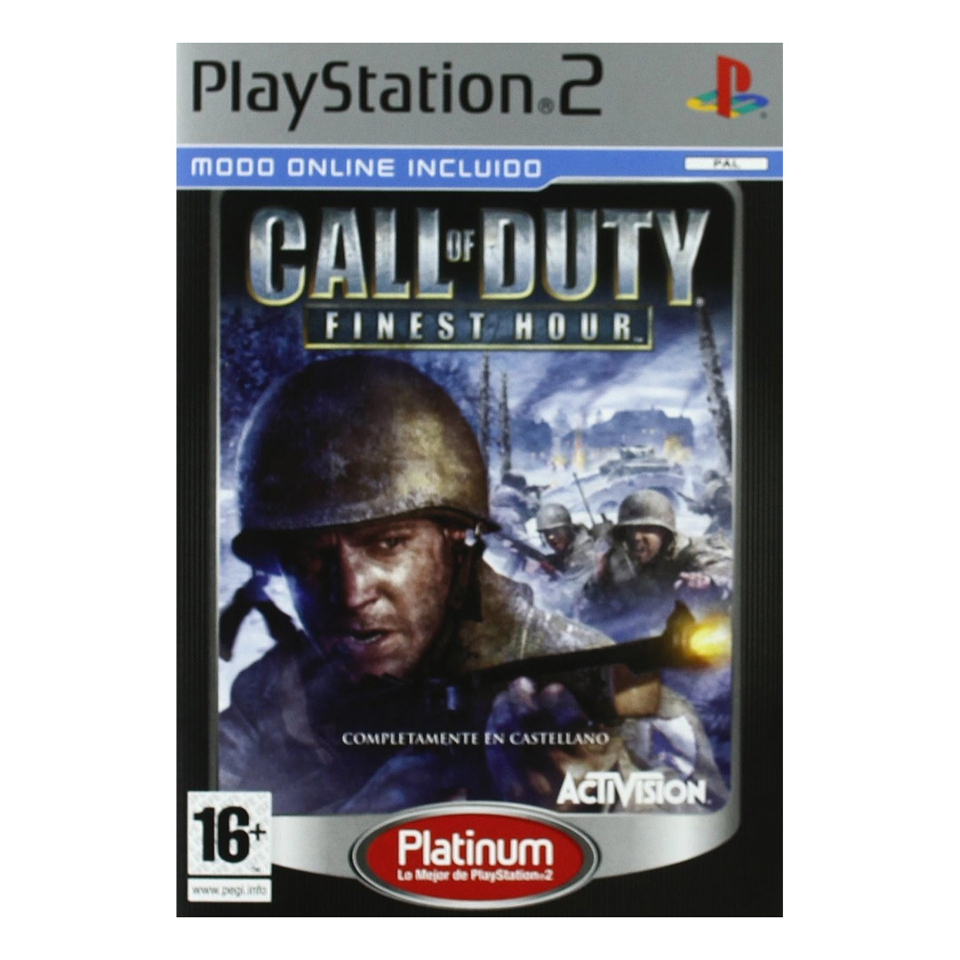 Call of Duty Finest Hour Platinum PS2 (SP)