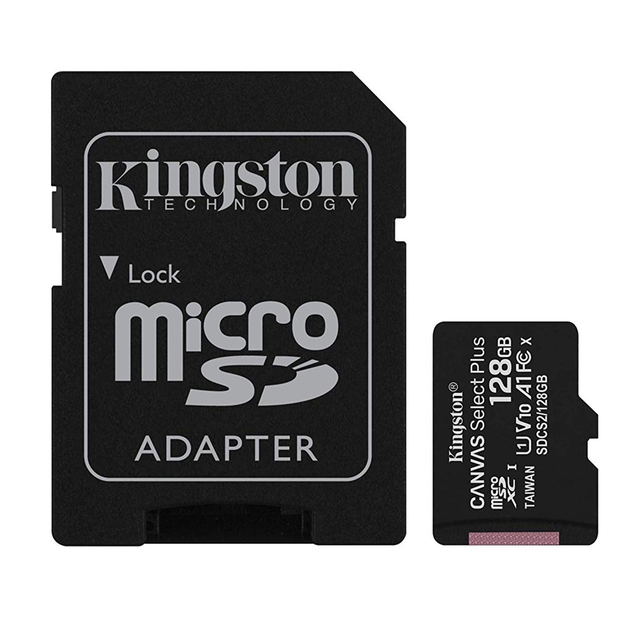 Memoria Kingston Canvas SDCS2 MicroSDXC + Adp. SD 128GB