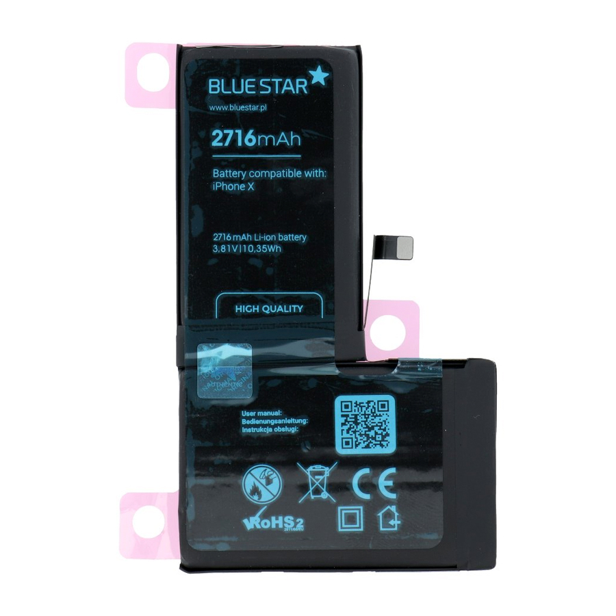 Bateria Blue Star 2716mAh Polymer Premium iPhone X