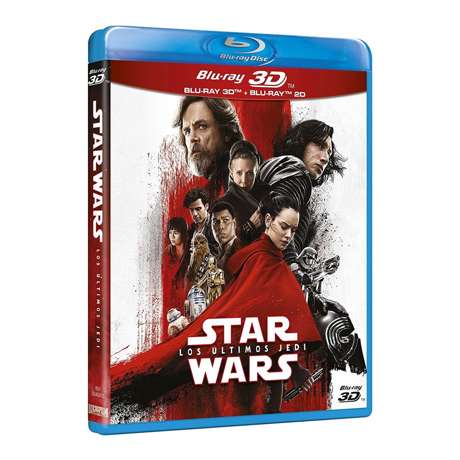 Star Wars Los Ultimos Jedi 2D + 3D BluRay (SP)