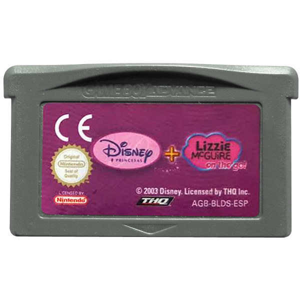 2 Games in 1: Lizzie McGuire + Disney princesas GBA (SP)