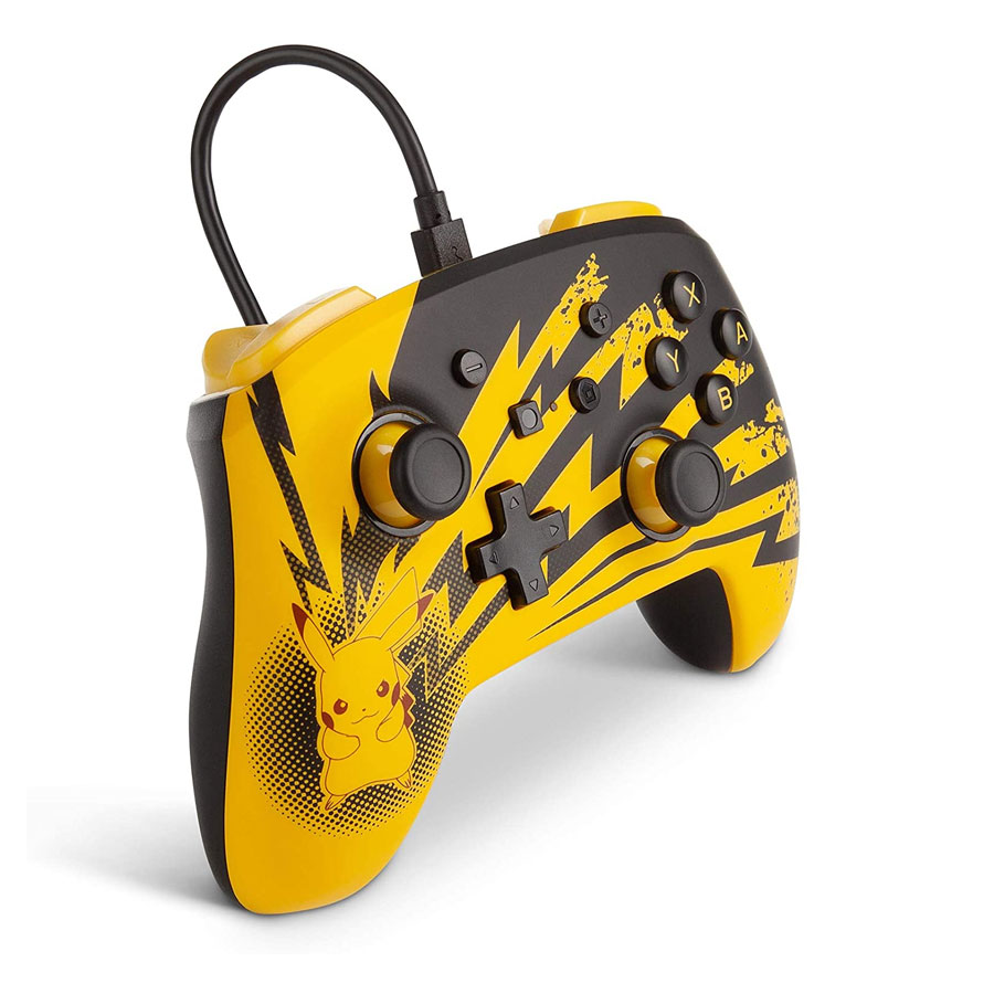 Mando Con Cable Power A Lightning Pikachu Switch