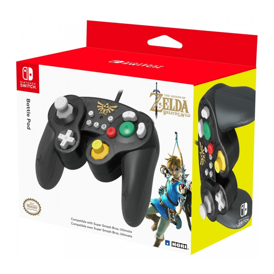 Mando Hori Zelda Breath of the Wild Battle Pad Switch