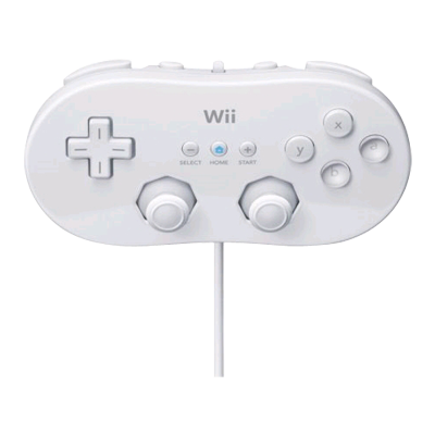 Mando Clasico Blanco Wii / Wii U