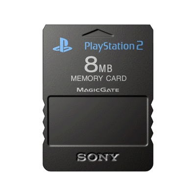 Memory Card 8 MB Sony Negra PS2