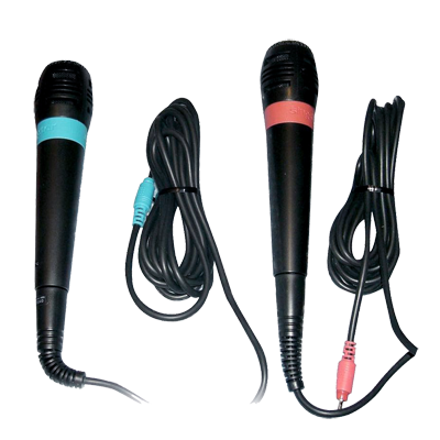 Microfonos Singstar con Cable PS2/PS3