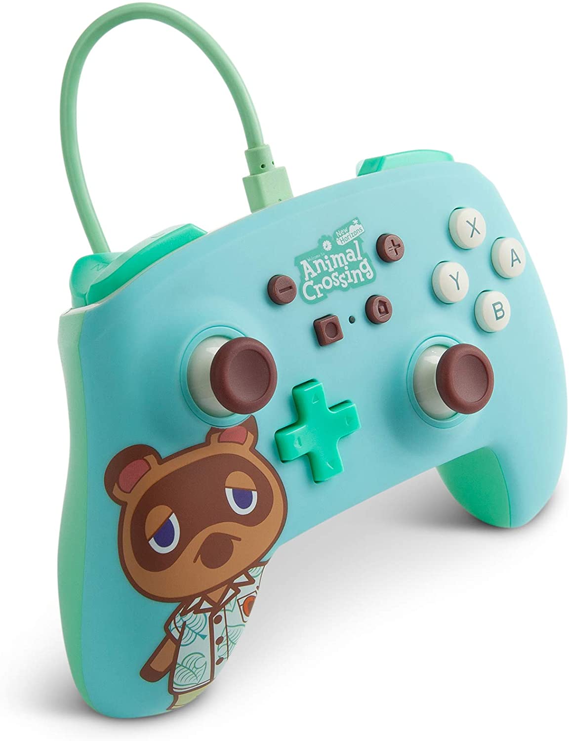 Reacondicionado: Mando con Cable Mejorado Power A Tom Nook Switch