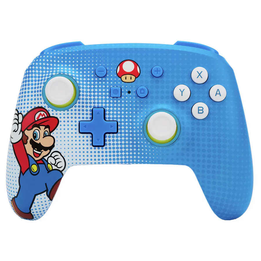 Mando con Cable Mejorado Power A Mario Pop Art Switch