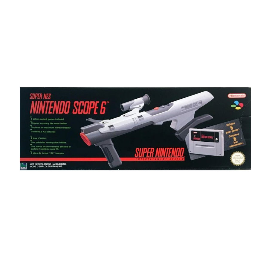 Nintendo Scope 6 + Super Nintendo Oficial Super Scope SNES (SP)