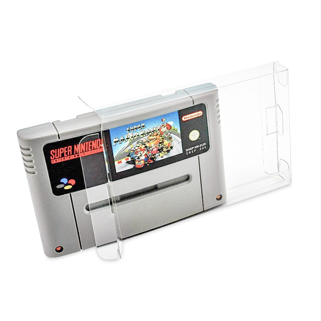 Funda Protectora PET para Cartuchos SNES