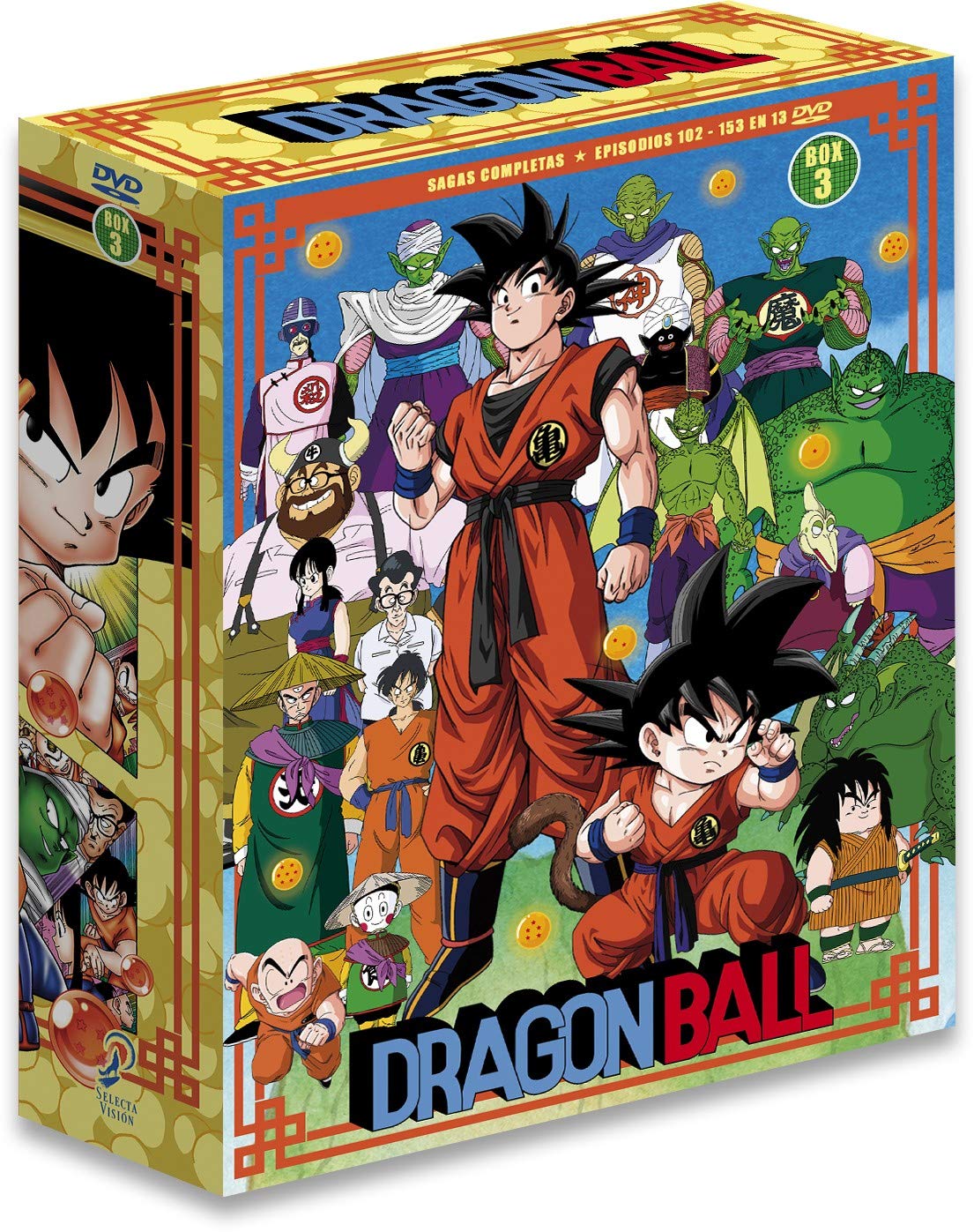 Dragon Ball Sagas Completas Box 3 Episodios del 102 al 153 DVD (SP)