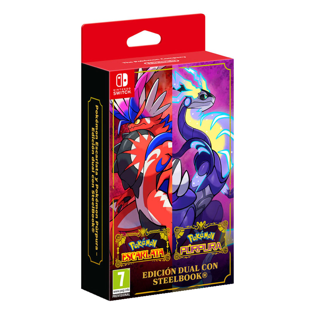 Pokemon Pack Dual Escarlata Purpura Switch (SP)