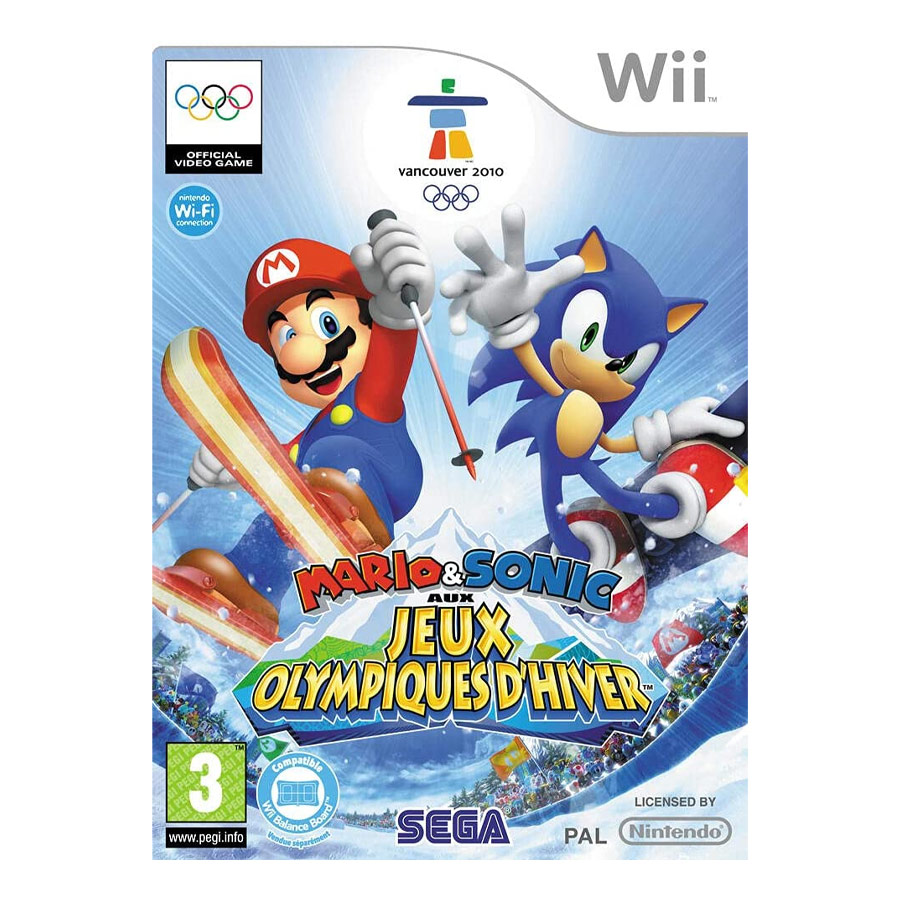 Mario y Sonic en los Juegos Olimpicos de Invierno Wii (FR)