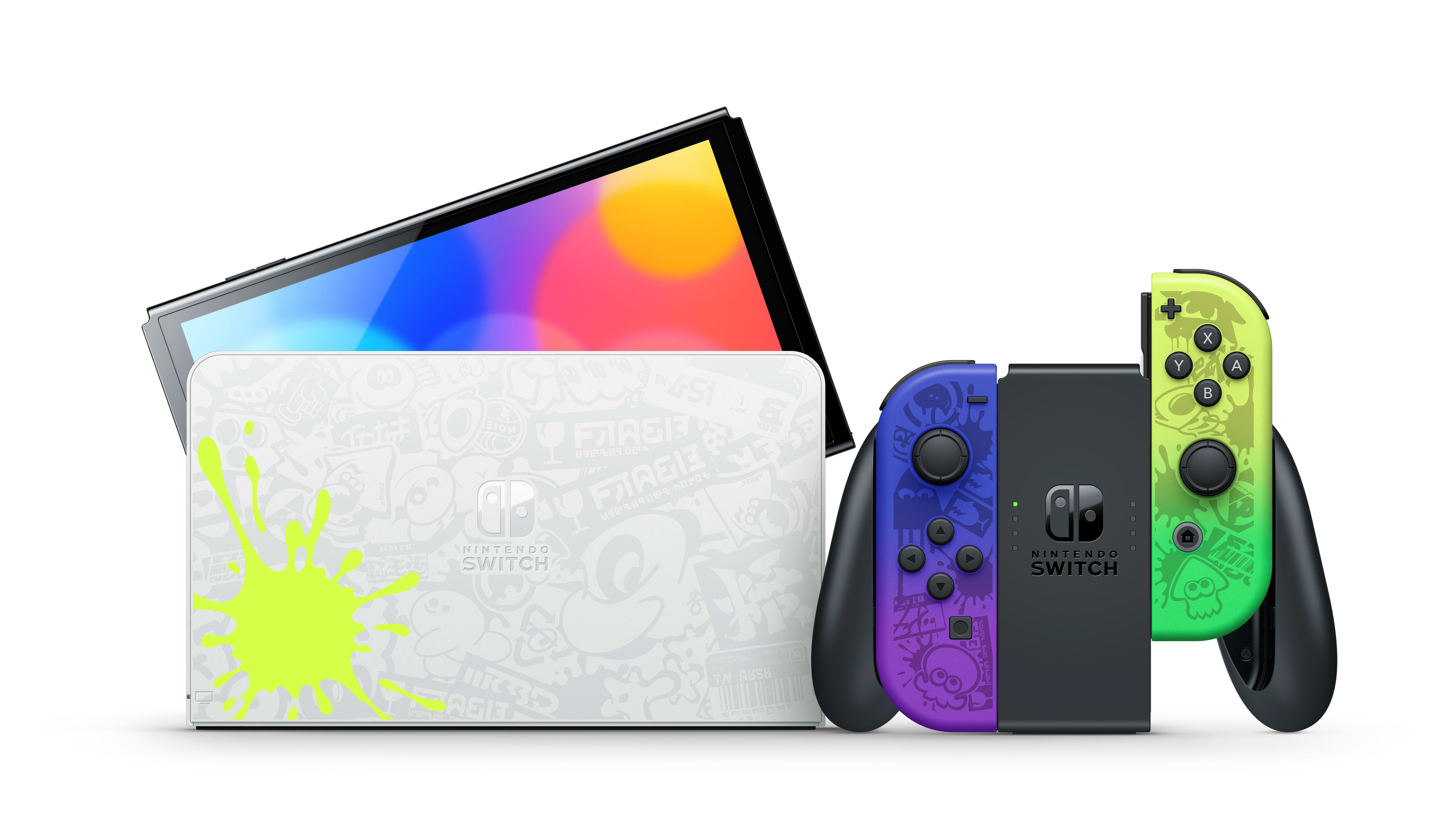 Nintendo Switch Modelo OLED Edicion Splatoon 3 + JoyCons