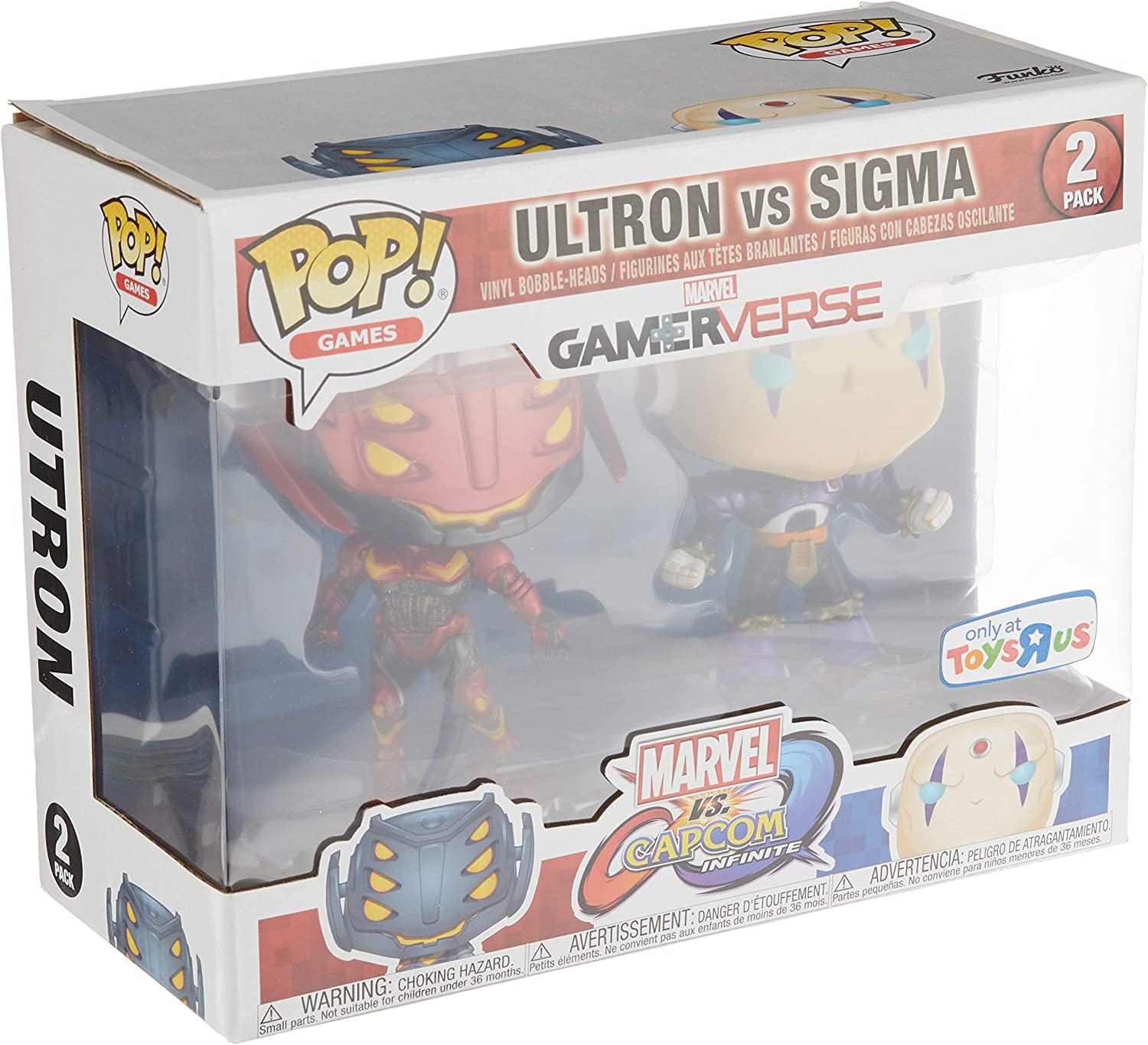 Pack Figuras Funko POP Sigma Vs Ultron Marvel Vs Capcom