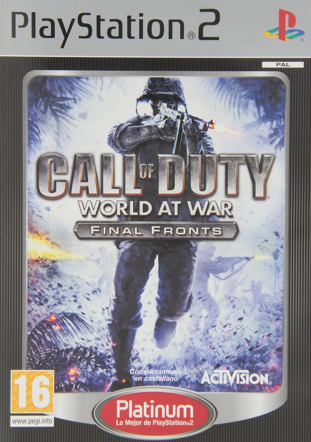 Call of Duty World at War Final Fronts Platinum PS2 (SP)