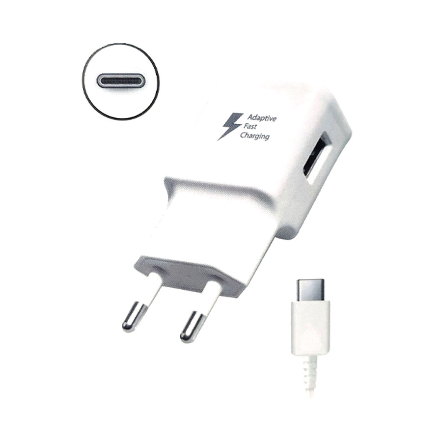 Cargador Tipo C 2.0 A Blanco