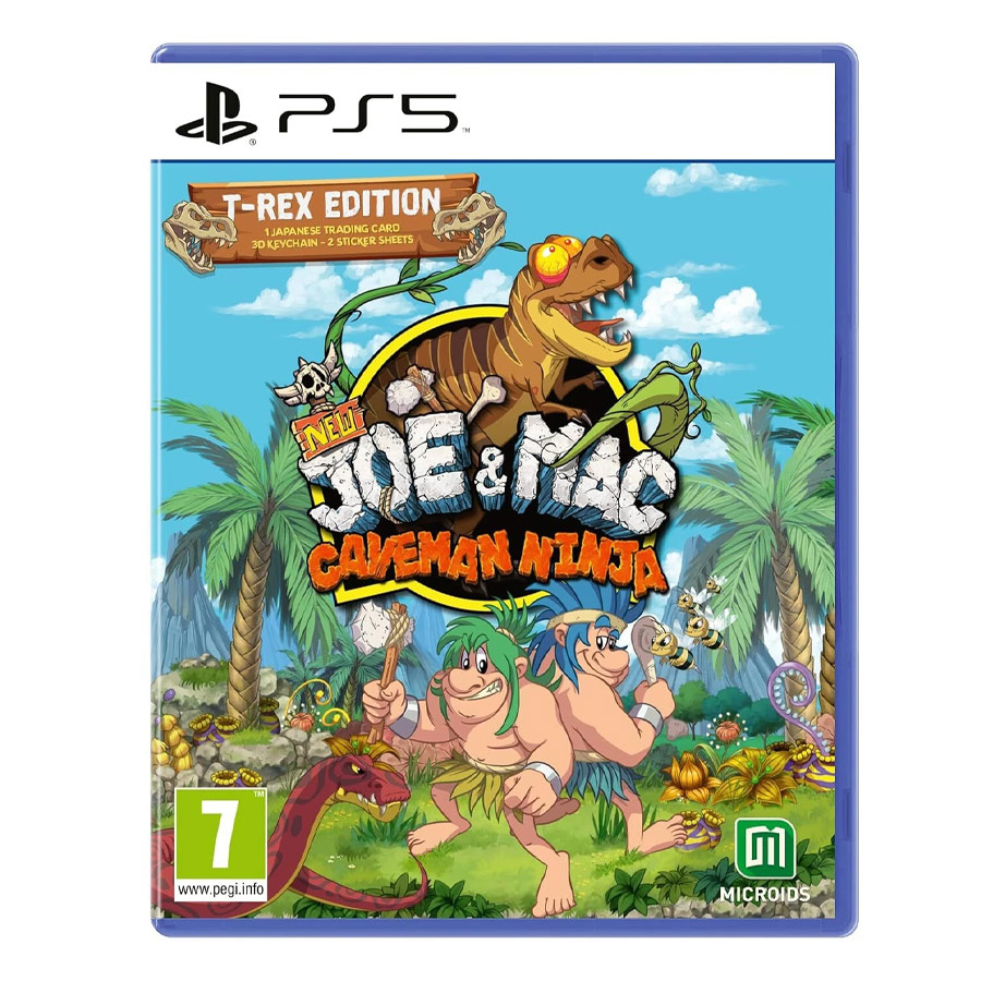 New Joe and Mac Caveman Ninja T-Rex Edition PS5 (SP)