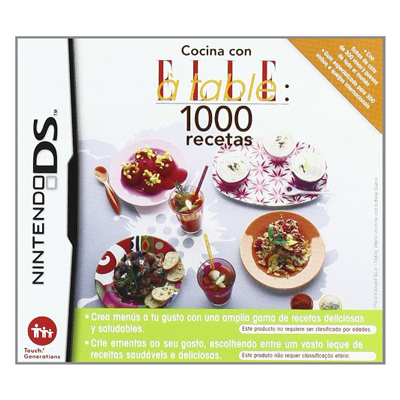 Cocina con ELLE a table: 1000 recetas DS (SP)