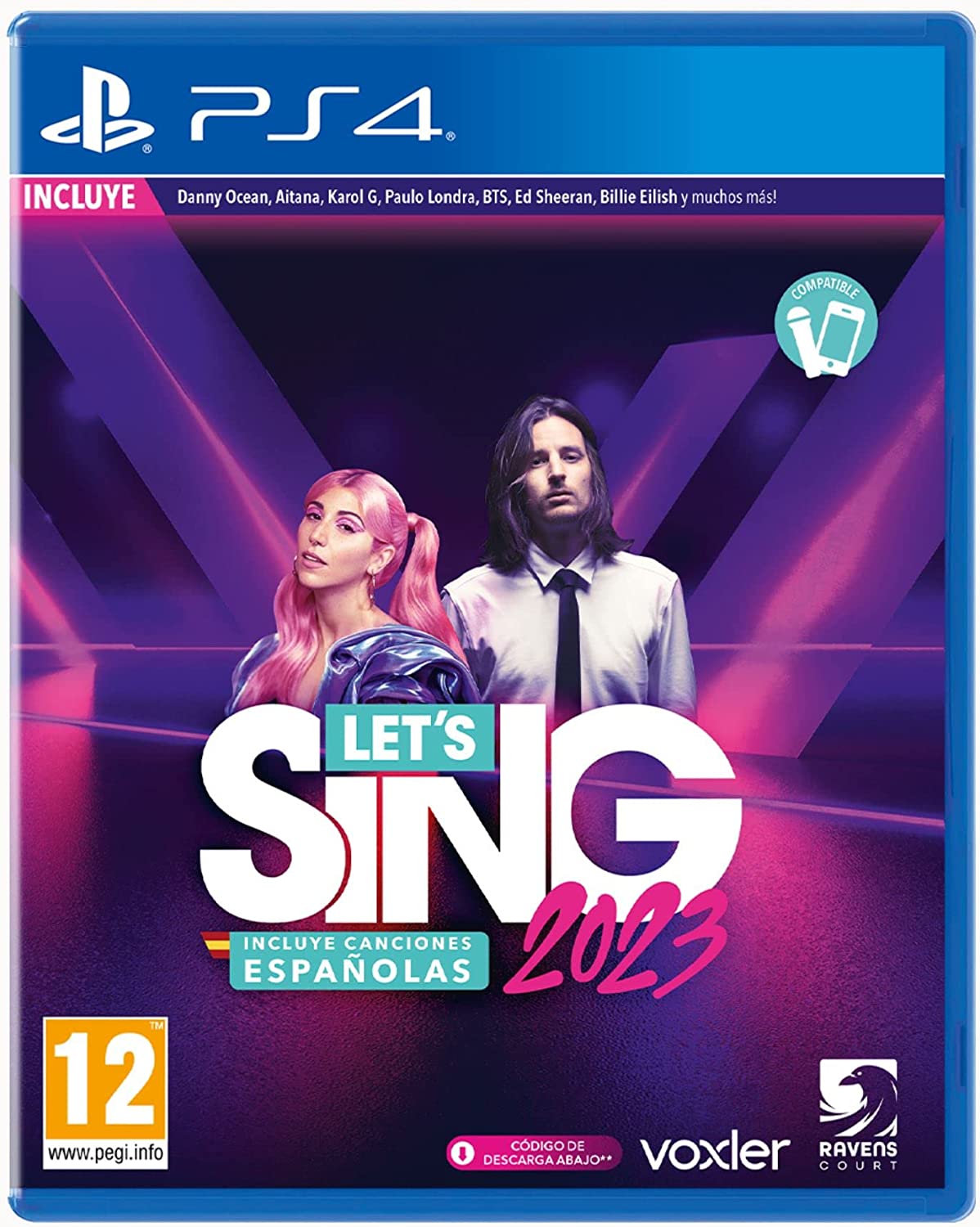 Lets Sing 2023 Incluye Canciones Españolas PS4 (SP)