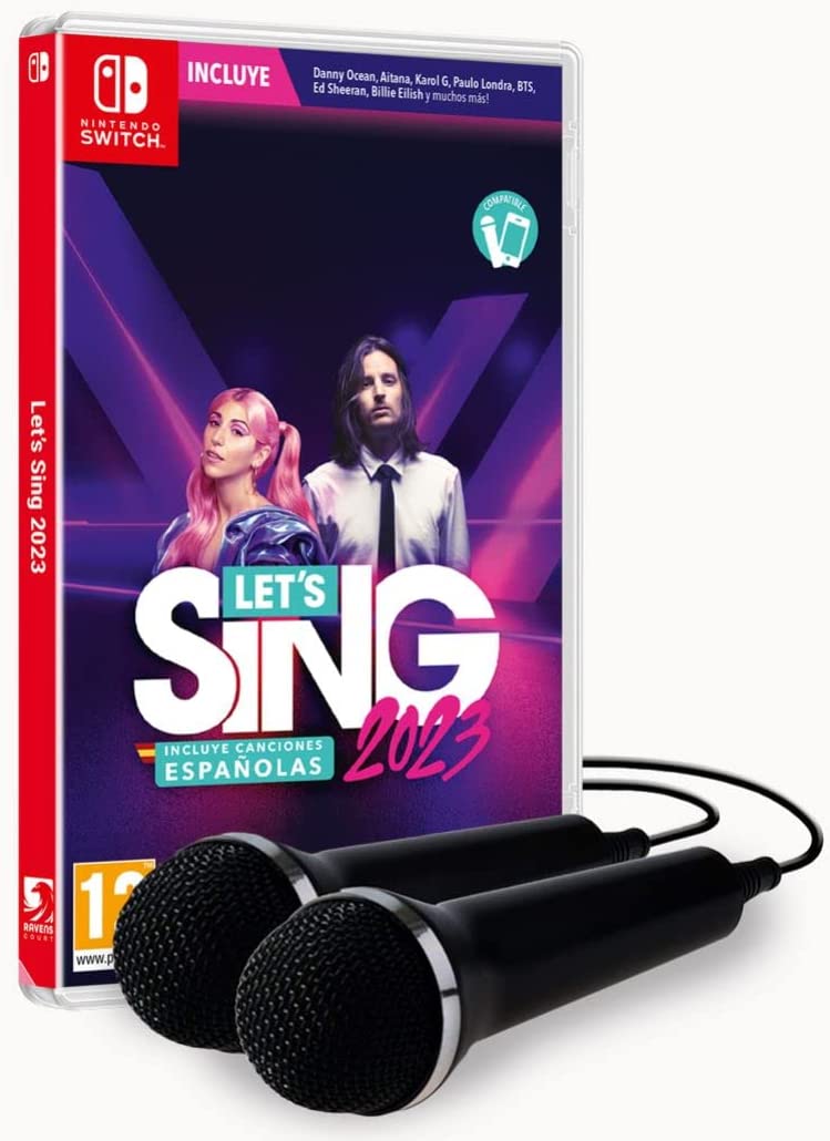 Lets Sing 2023 Incluye Canciones Españolas 2 Micros Switch (SP)