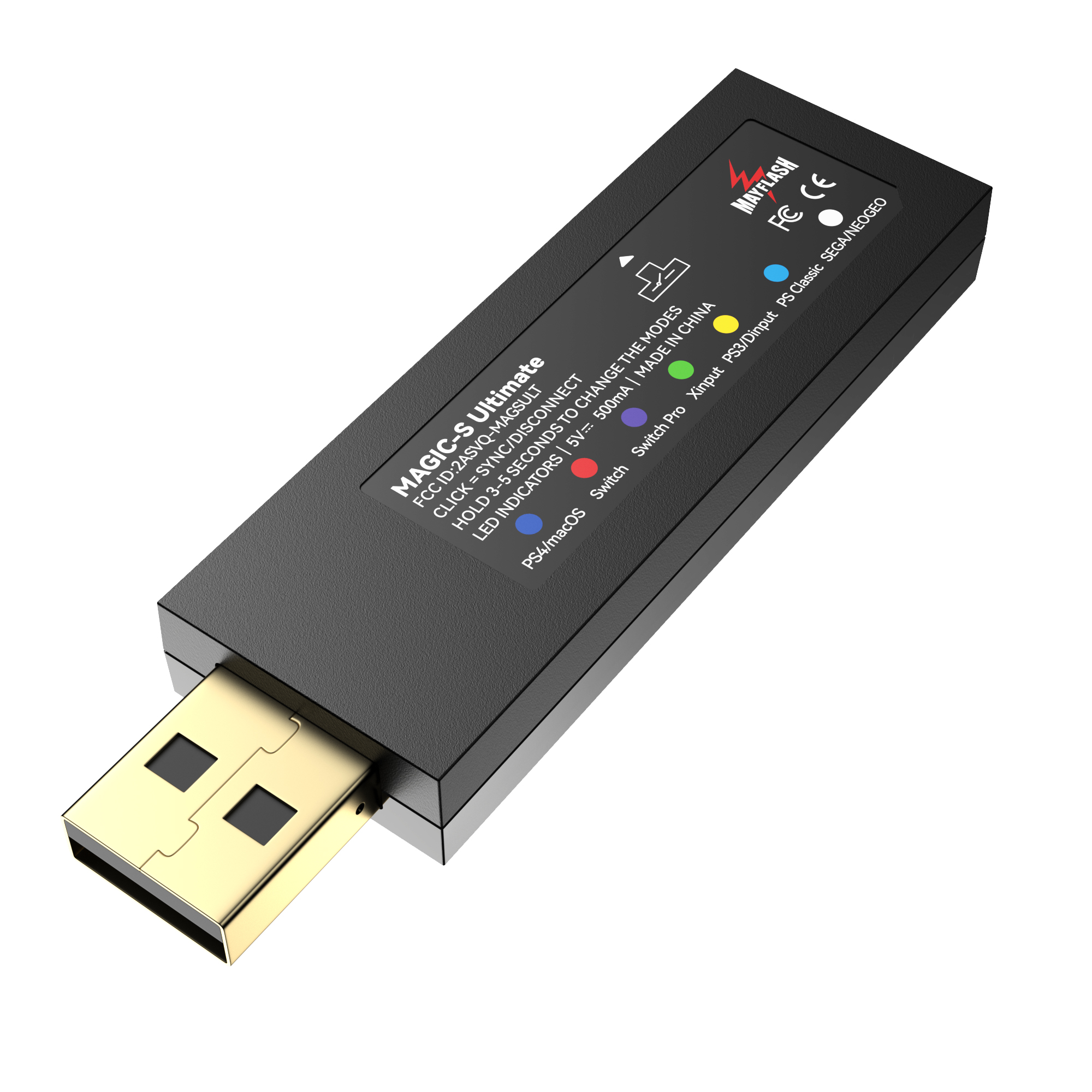 Adaptador Magic-S Ultimate Wireless Bluetooth Mayflash PS4 Switch PC