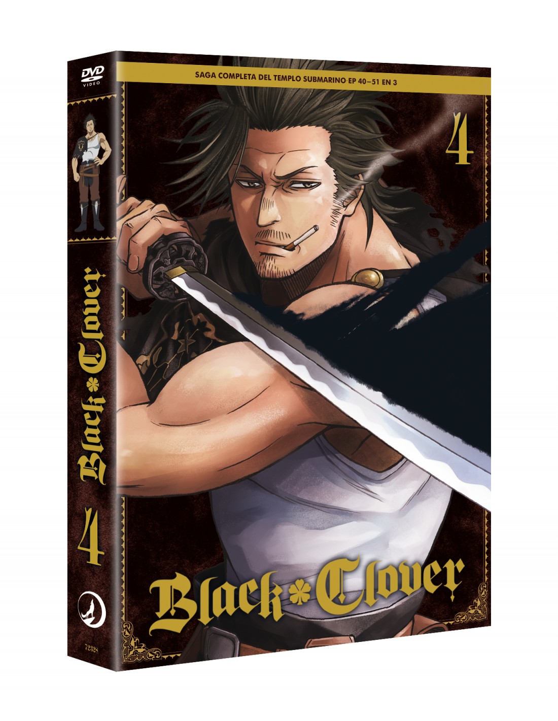 Black Clover Episodios 40 al 51 Saga Completa Del Templo Submarino DVD (SP)