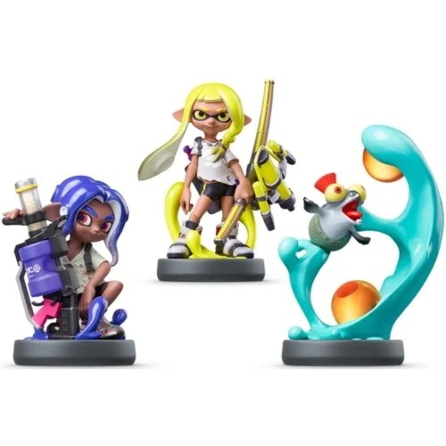 Figura Amiibo Pack Octoling Inkling Cenutrin Splatoon