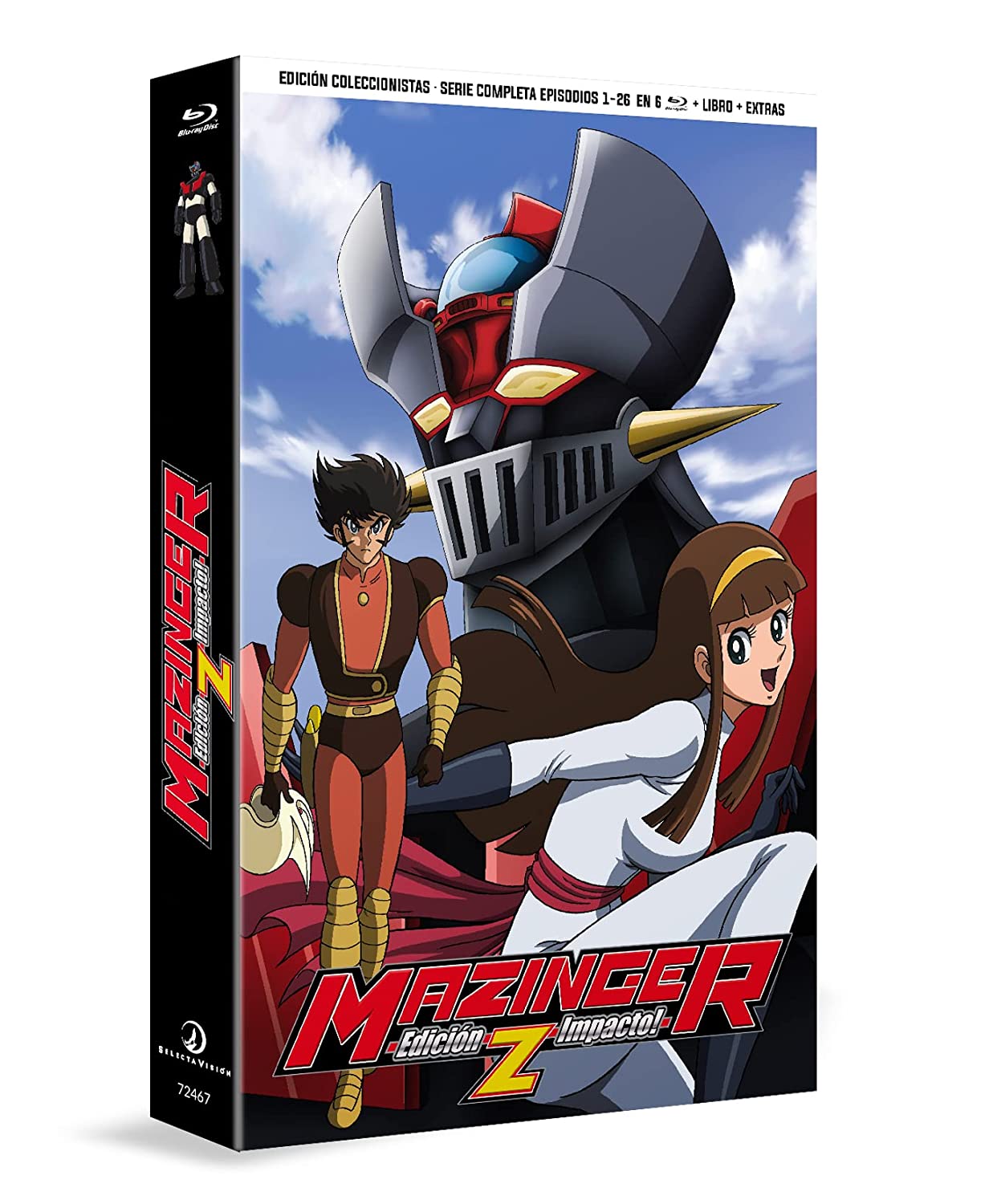 Mazinger Edicion Z Impacto Edicion Coleccionista BluRay (SP)
