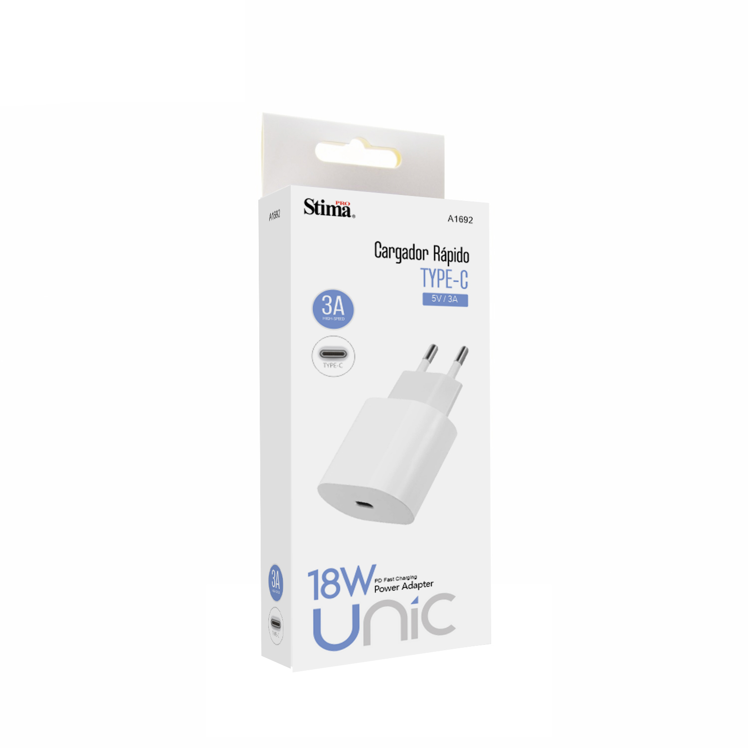 Cargador Carga Rapida 18W Stima Pro USB-C