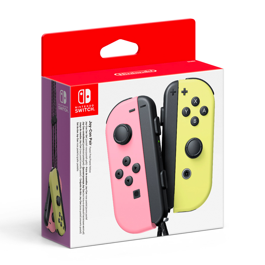 Mando Joy-Con Set Izqda/Derecha Rosa/Amarillo Nintendo Switch
