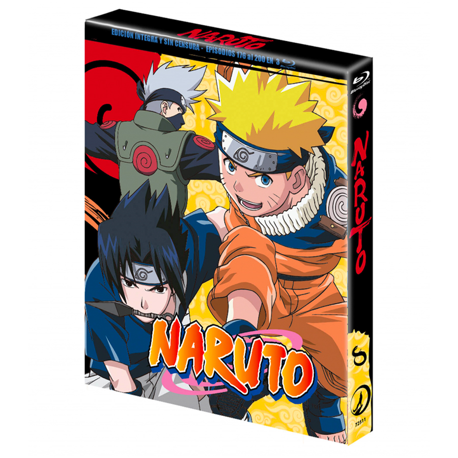 Naruto Box 8 Episodios del 176 al 200 BluRay (SP)