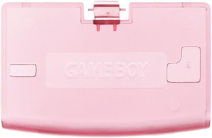 Tapa de Pilas para Game Boy Advance Rosa Transparente