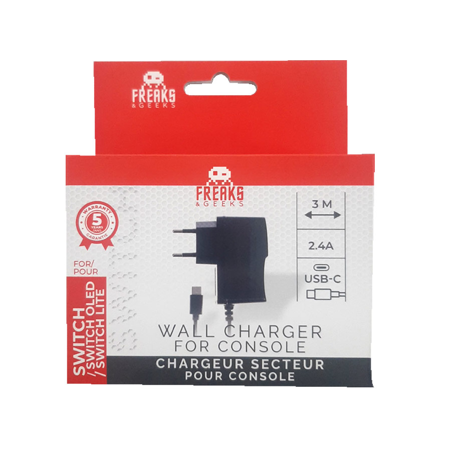 Cargador de Viaje Portatil F&G para Nintendo Switch