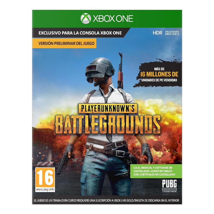 Player Unknown's Battlegrounds CODE Xbox One (SP)