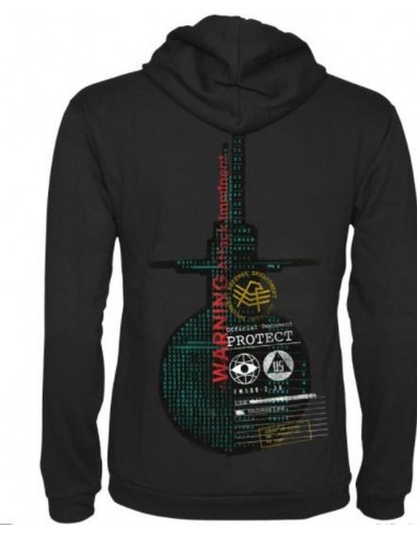 Sudadera con Cremallera Call of Duty Cold War Protect Negro Talla S