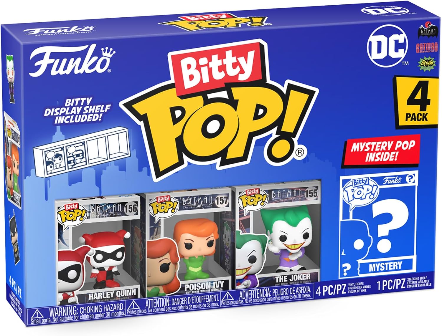 Pack 4 Figuras Funko Bitty POP Harley Quinn DC Comics