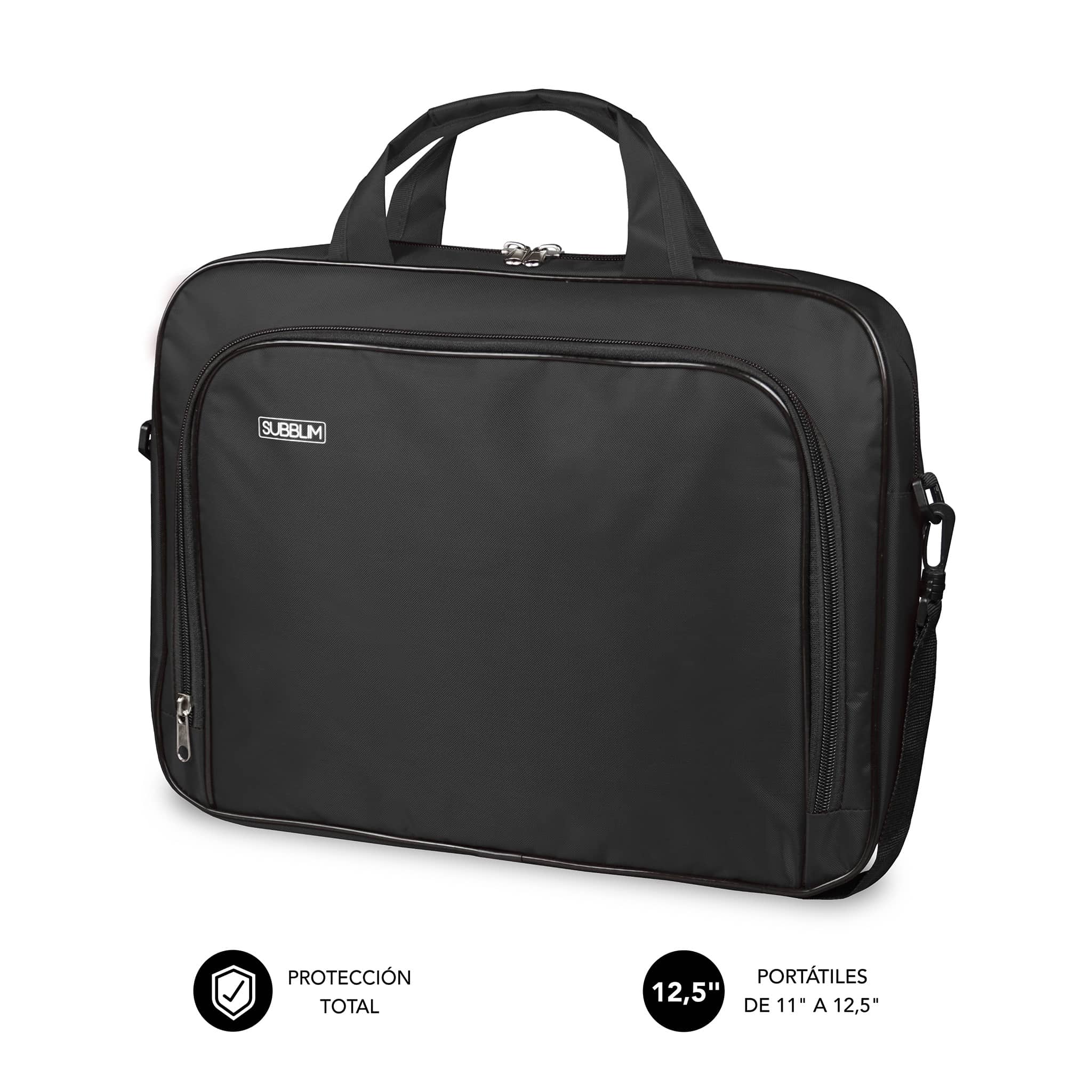 Maletin Portatil Subblim Oxford Laptop Bag Negro 11-12.5"
