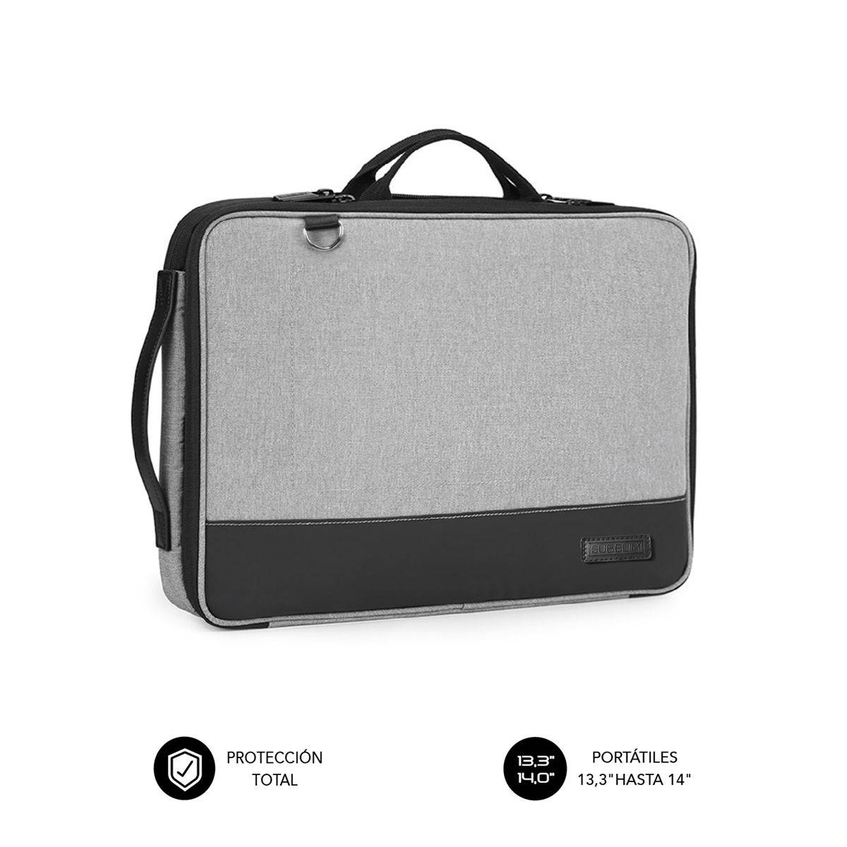 Maletin Portatil Subblim Advance Laptop Sleeve Gris 13.3-14"