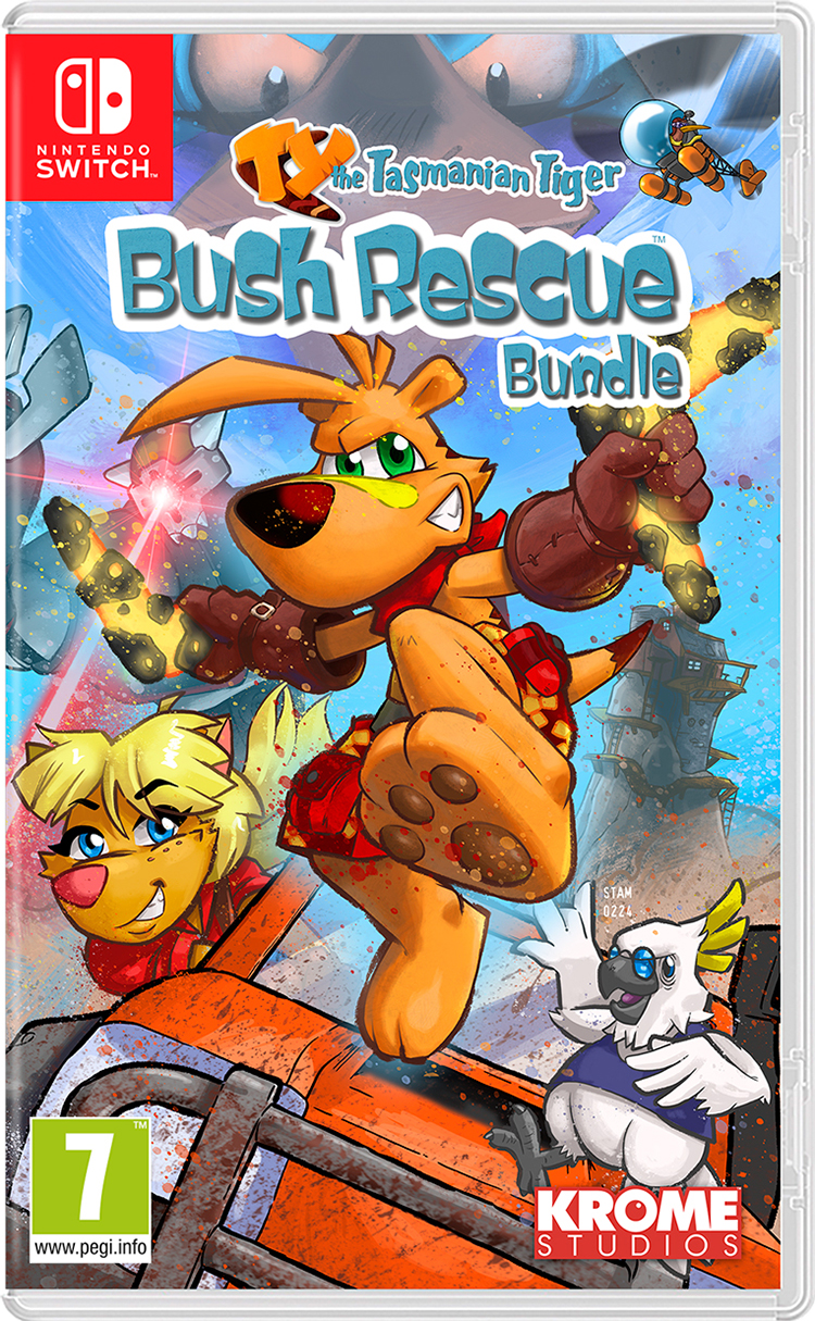 TY The Tasmanian Tiger Bush Rescue Bundle Switch (SP)