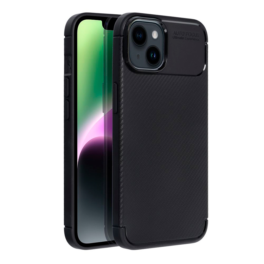 Funda Antigolpes Carbon Premium Negro iPhone 14