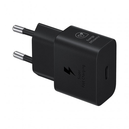 Cargador Carga Rapida Samsung 25W Tipo C Negro