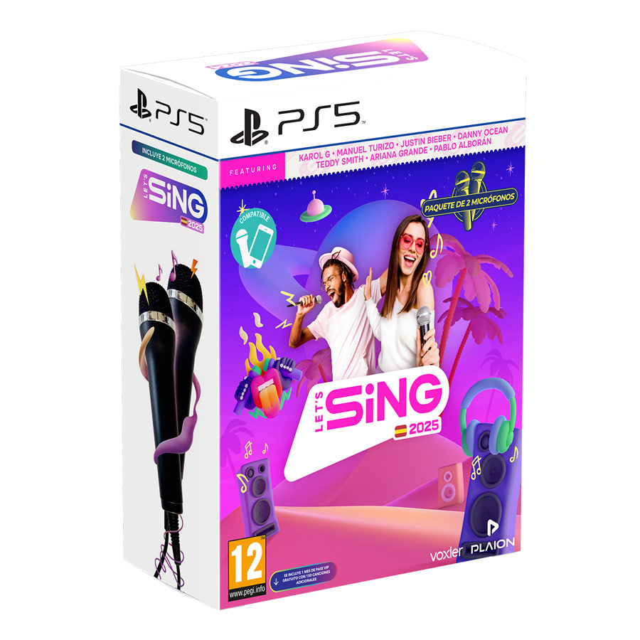 Lets Sing 2025 + 2 Micros PS5 (SP)