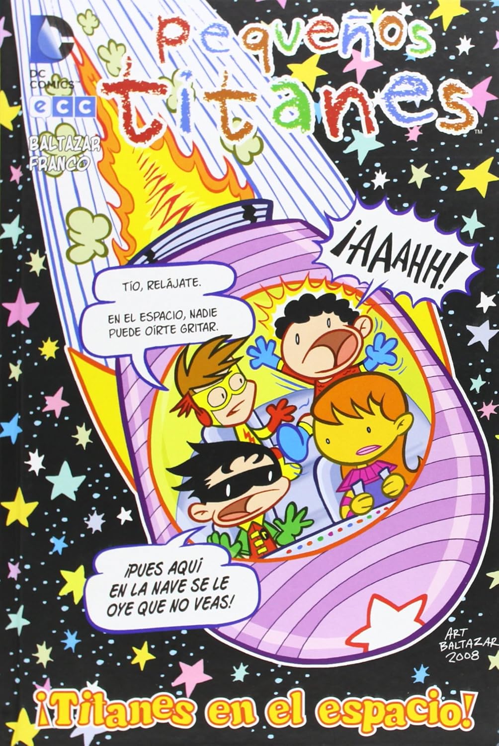 Comic Pequeños Titanes Titanes en el Espacio ECC