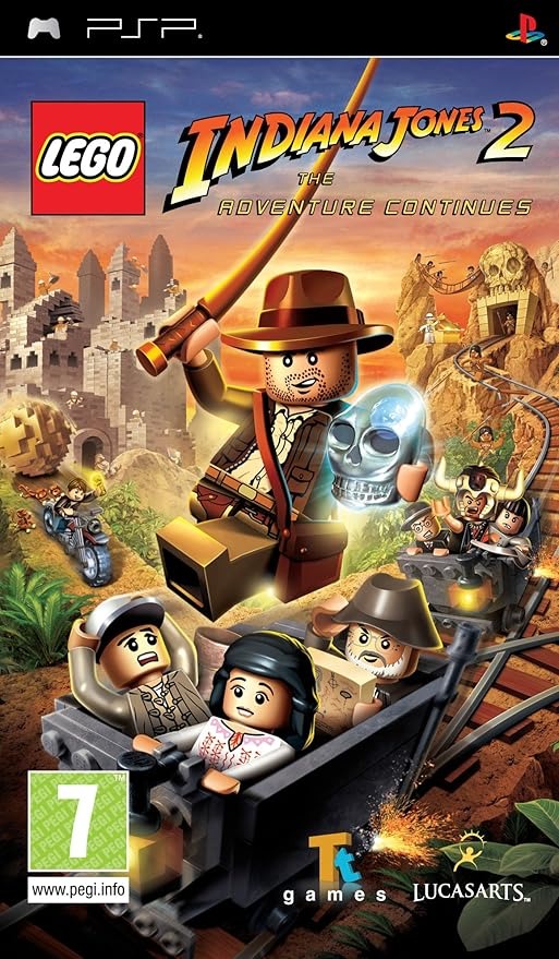 Lego Indiana Jones 2: La Aventura Continua PSP (UK)