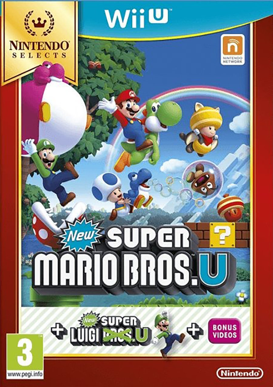 New Super Mario Bros U + New Super Luigi U Nintendo Selects Wii U (UK)